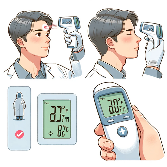 Comment prendre la température avec un thermomètre pistolet